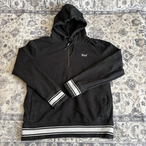 Huf mens hoodie medium black - mens,