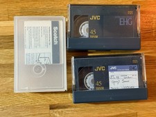 2 Off JVC VHS-C 45 Minute