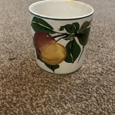Wemyss Ware Pottery Pot Decorated with Apples Unsigned