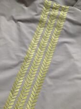 ORLA KIELY - Rare - Embroidered King Size Duvet Set - Small Stem - Tan/Yellow