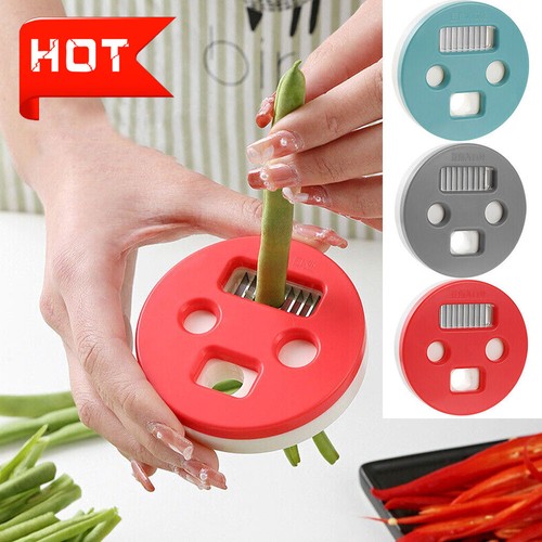 Green string bean slicer - string,