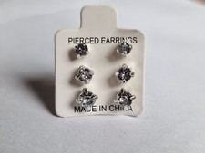 Metal, Allergy Free Diamante