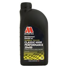 Millers Oils Motorsport Classic High Performance 20w-50 20w50 Engine Oil 1 Litre