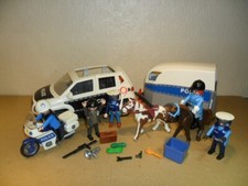 PLAYMOBIL POLICE HORSE BOX + CAR (Animals,People,Accessories,Motorbike) 