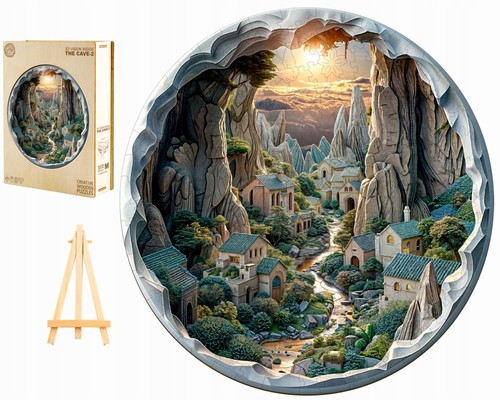 300pc wooden jigsaw puzzle - puzzle,, 3d