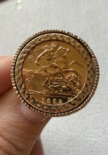 1982 Gold Half Sovereign Ring