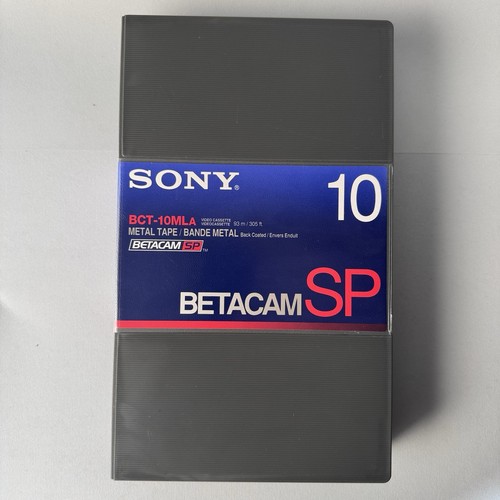 Sony betacam tape - betacam, bct-10mla