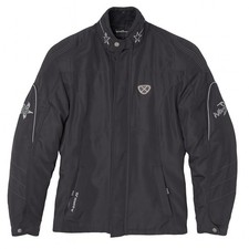 Ixon Nirvana Black Motorcycle Jacket – Armoured Biker Riding Jacket Size 7 