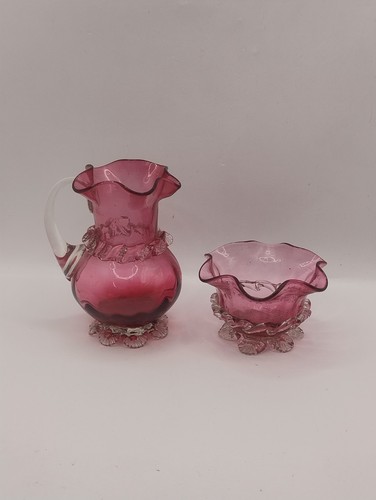 Vintage cranberry glass - vintage,