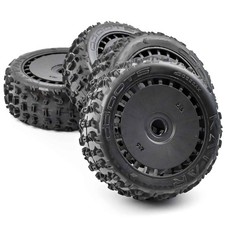 Arrma Typhon Katar B 6S dBoots Tyres Wheels Full Set 4 17mm Hex Black ARA550058