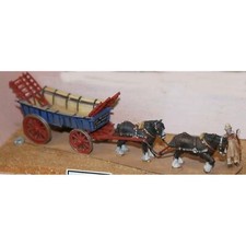 Farm Cart, 2 shire horses &
