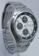 Vtg October 2002 Seiko V657-7100 Chronograph Panda Dial Quartz Date Gents Watch