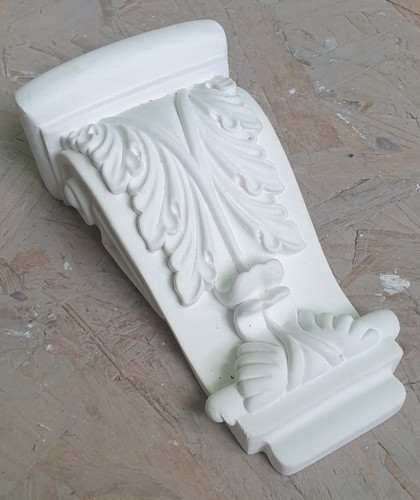 Pair plaster corbels - pair,