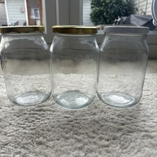 Set glass jar screw - of, 3