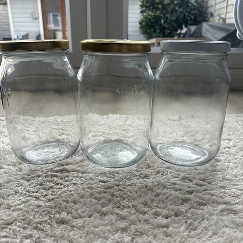 3x1 glass jar - glass, screw