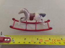 Dolls House Metal Rocking Horse Vintage