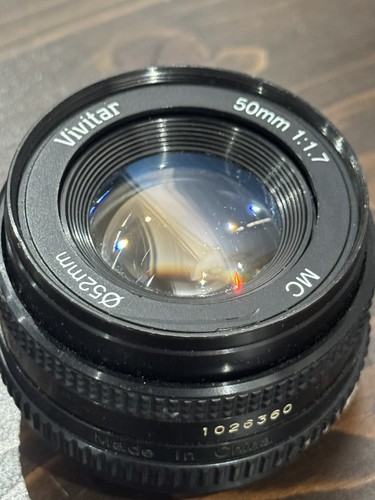 Vivitar 50mm pentax k - vivitar,