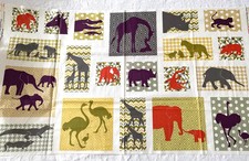 Andover Safari Animals Cotton Fabric Panel Firetrail Designs 2015