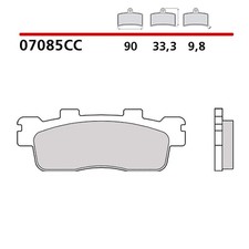 BREMBO REAR BRAKE PADS KIT FIT