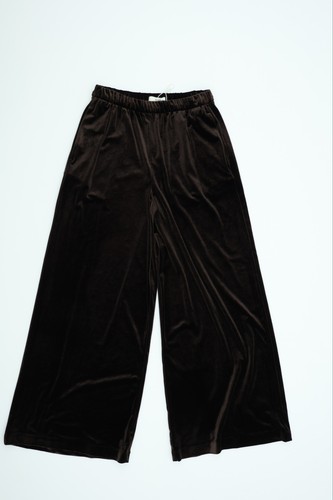 Women velvet wide leg - velvet,