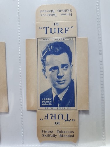 Turf cigarette card box film - turf,