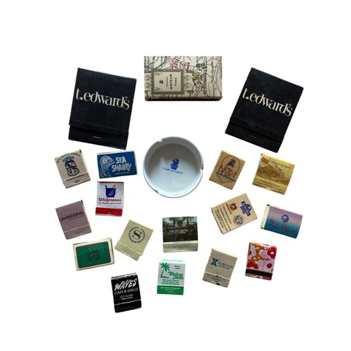 Vintage matchbook lot most - lot,