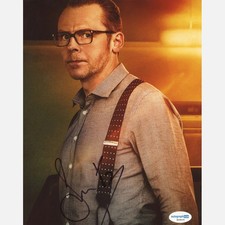SIMON PEGG autograph ACOA