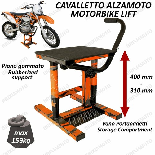 Motorcycle stand orange - stand,
