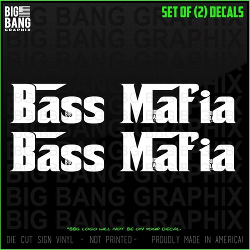 Bass mafia decal - decal, sticker