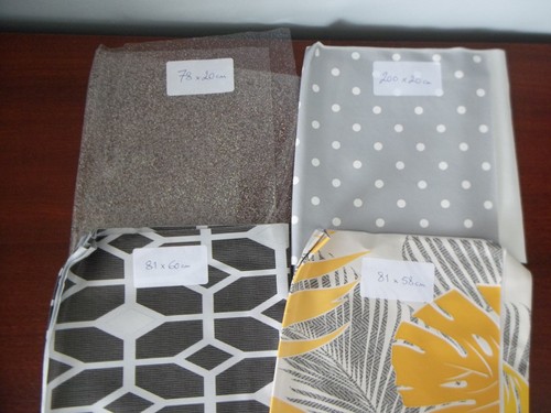Pvc oilcloth remnant pieces - pvc/oilcloth,