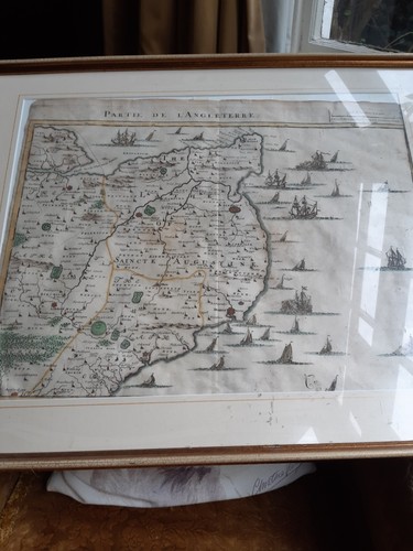 1709 large antique map - -,