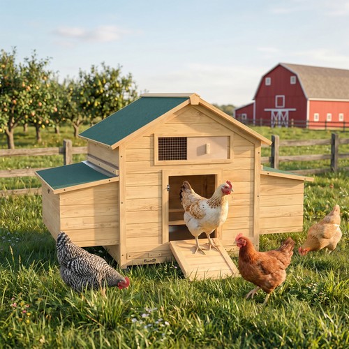 Pawhut chicken coop - chicken, with