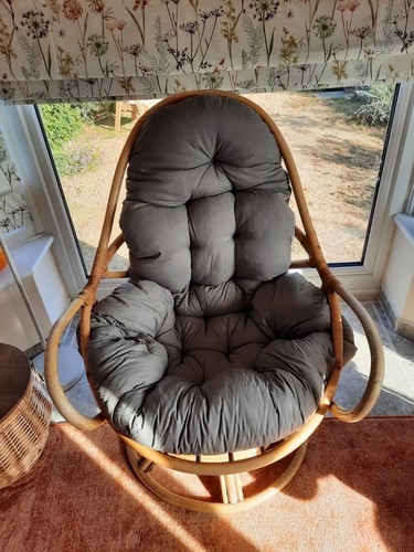 Bamboo wicker swivel rocking - bamboo, swivel/rocking