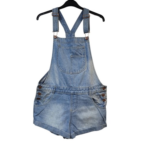 Tammy blue denim dungaree - blue,