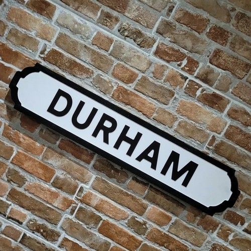 Durham sign wooden - sign,