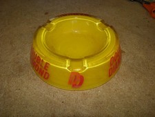 Double diamond ashtray ceramic - double,