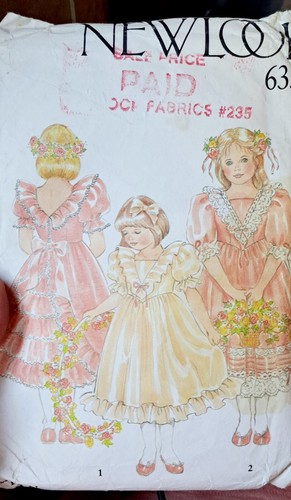 Vtg new look sewing pattern - new,