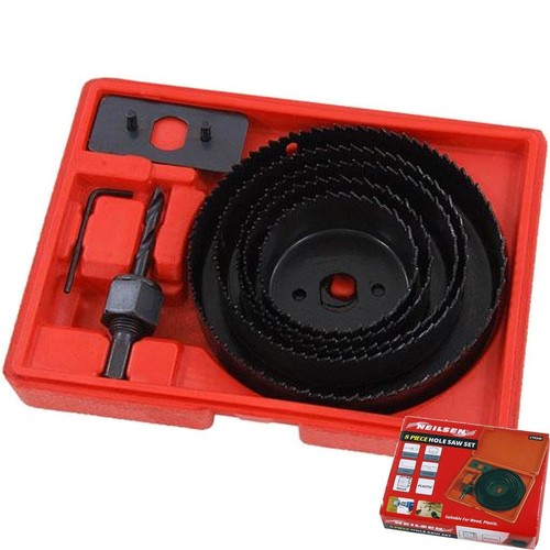 Neilsen 8pc hole saw - 8pc,