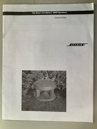 Bose freespace 360p - bose,