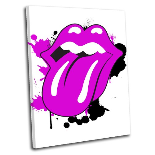 Rolling stones lips canvas - rolling,