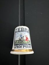 Finsbury Bone China Zebra Great Polish Thimble