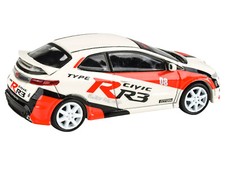 2007 Honda Civic Type R FN2 White Race Livery 1/64