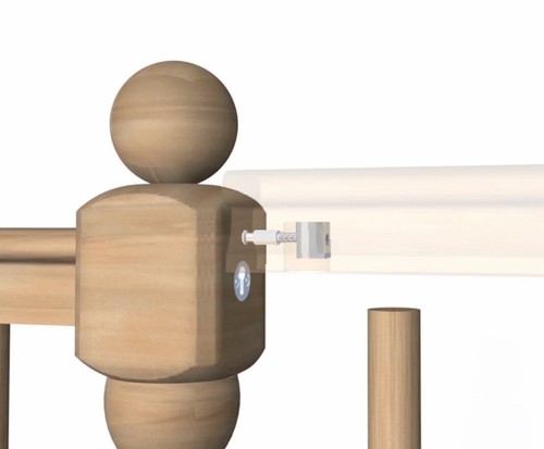 Zipbolt newel post handrail - newel,