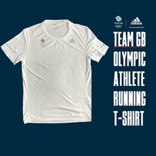 UNISEX ADIDAS TEAM GB TOKYO 2020 OLYMPIC ATHLETE ENERGY RUNNING T-SHIRT 34/36