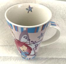 'Born to Shop Mug' Johnson Brothers Porcelain "Shop with Attitude"  Latte/Coffee