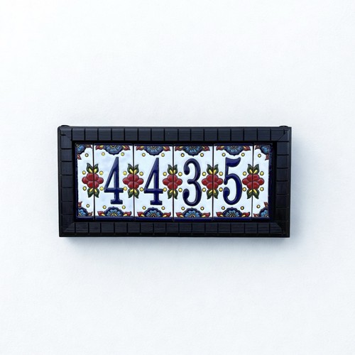 House number frame - house,