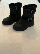 Kids Unisex Leather Ugg Boots