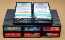 Mattel Intellivision 8 Games Bundle. Demon Attack, Nova Blast, Lock N Chase.....