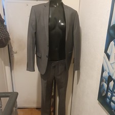 Frencheye Mens Grey Trousers & Blazer Suit Size 50 See Label Pics.