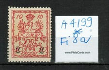 POLAND Local Issue Warsaw Fi. 8a TESTED JENDROSZEK MH #A4199